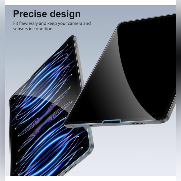 Sparin 2 pack screen protectors 12.9 iPad..waterproof..(NWT) bubble free - Picture 2 of 6